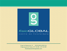 Tablet Screenshot of fisioglobal.com